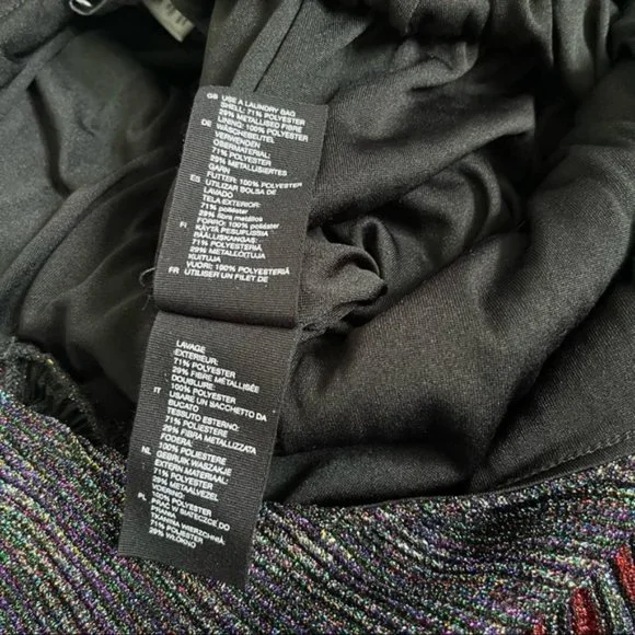 & OTHER STORIES Frills And Glitter Dress Size 10 - Picture 10 of 11